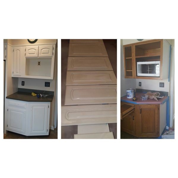 Before & After Cabinet Refinishing in New Milford, NJ (1)
