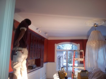 After Drywall Repair and Interior Painting in Tenafly, NJ