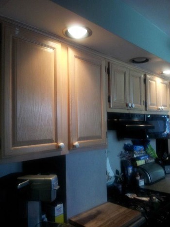 Before and After Cabinet Painting in Ridgefield, NJ