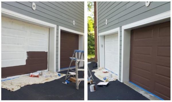 Exterior Garage Door Painting in Secaucus, NJ (1)