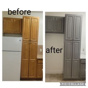 Before & After Cabinet Painting in Jersey City, NJ (1)