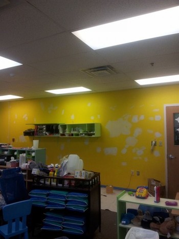 Before Interior Painting at a Daycare in Teaneck, NJ
